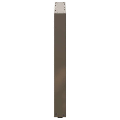 vidaXL Dining Table Legs U-Shaped 2 pcs Natural Steel 70x(72-73) cm Steel