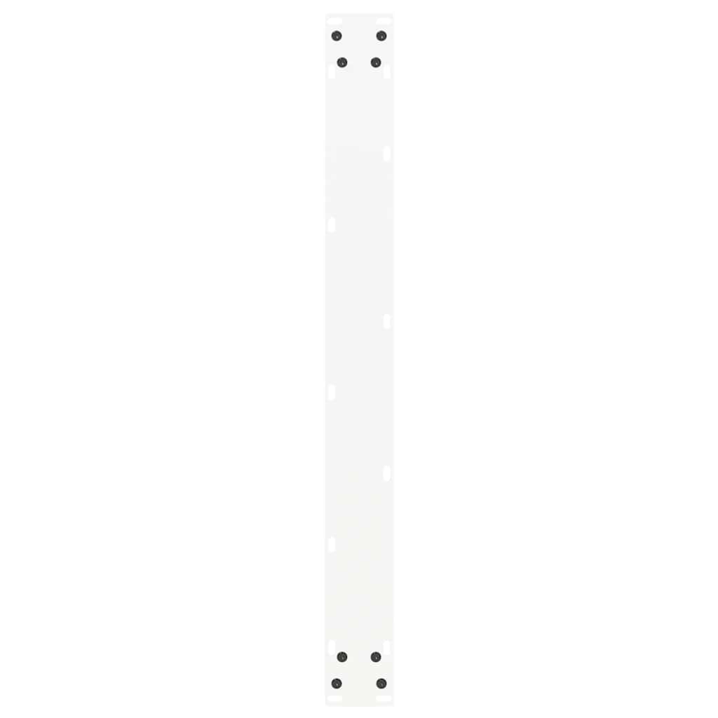 vidaXL Dining Table Legs U-Shaped 2 pcs White 80x(72-73) cm Steel