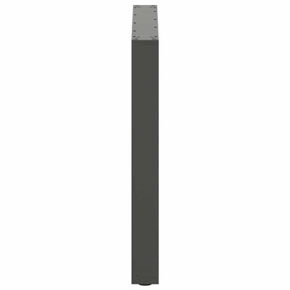 vidaXL Dining Table Legs U-Shaped 2 pcs Anthracite 80x(72-73) cm Steel