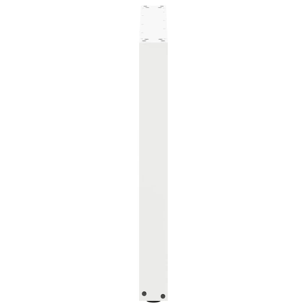 vidaXL Dining Table Legs U-Shaped 2 pcs White 90x(72-73) cm Steel