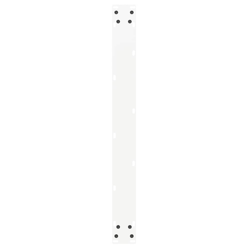 vidaXL Dining Table Legs U-Shaped 2 pcs White 90x(72-73) cm Steel