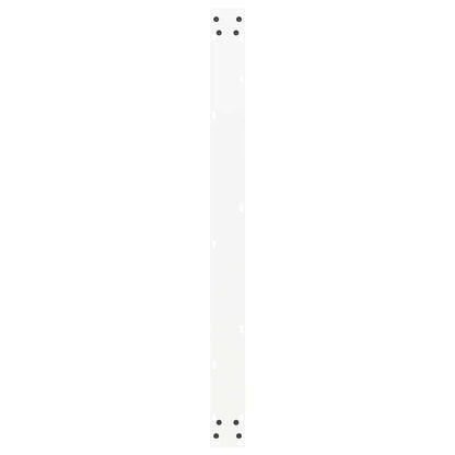 vidaXL Dining Table Legs U-Shaped 2 pcs White 100x(72-73) cm Steel