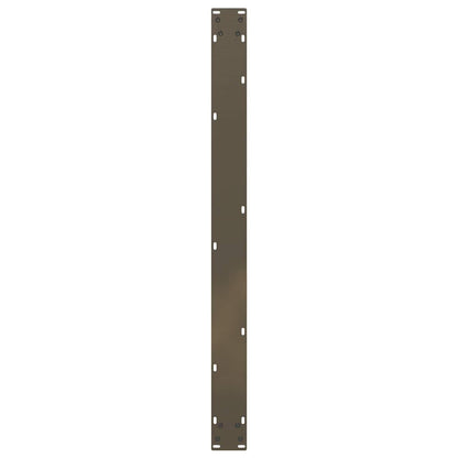 vidaXL Dining Table Legs U-Shaped 2 pcs Natural Steel 100x(72-73) cm Steel