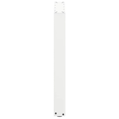 vidaXL Dining Table Legs U-Shaped 3 pcs White 70x(72-73) cm Steel