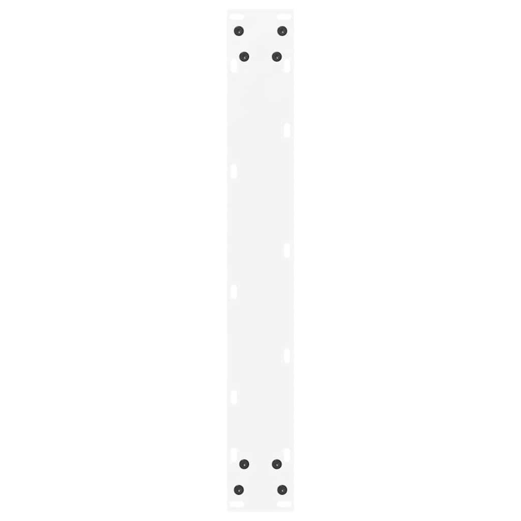 vidaXL Dining Table Legs U-Shaped 3 pcs White 70x(72-73) cm Steel
