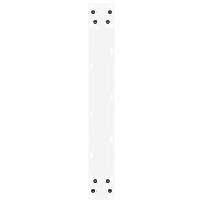vidaXL Dining Table Legs U-Shaped 3 pcs White 70x(72-73) cm Steel