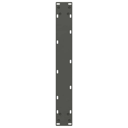 vidaXL Dining Table Legs U-Shaped 3 pcs Anthracite 70x(72-73) cm Steel