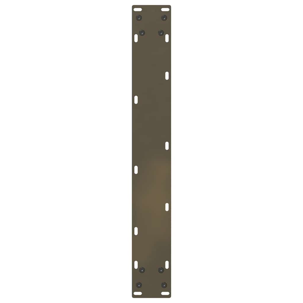 vidaXL Dining Table Legs U-Shaped 3 pcs Natural Steel 70x(72-73) cm Steel