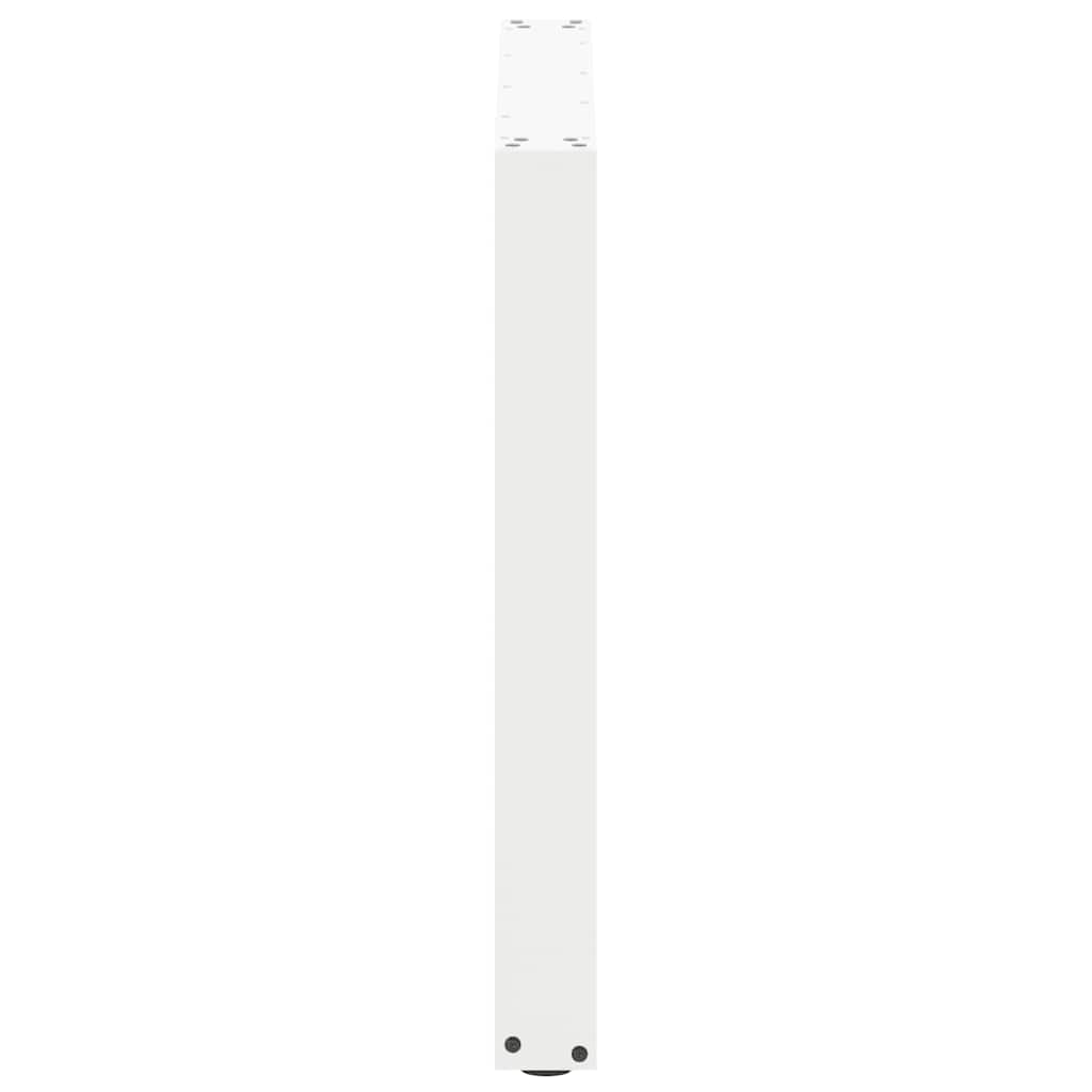 vidaXL Dining Table Legs U-Shaped 3 pcs White 80x(72-73) cm Steel