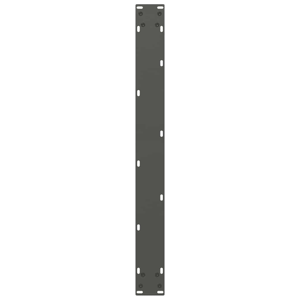 vidaXL Dining Table Legs U-Shaped 3 pcs Anthracite 80x(72-73) cm Steel