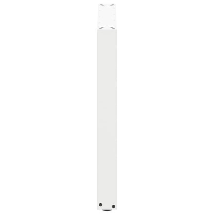 vidaXL Dining Table Legs U-Shaped 3 pcs White 90x(72-73) cm Steel