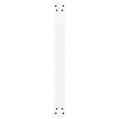 vidaXL Dining Table Legs U-Shaped 3 pcs White 90x(72-73) cm Steel
