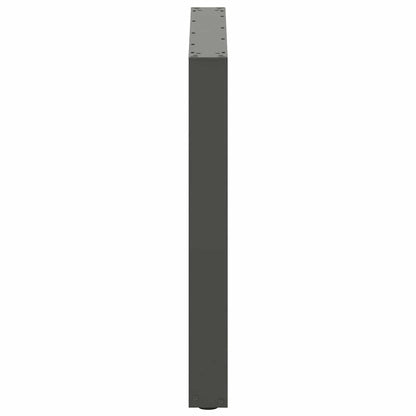 vidaXL Dining Table Legs U-Shaped 3 pcs Anthracite 90x(72-73) cm Steel