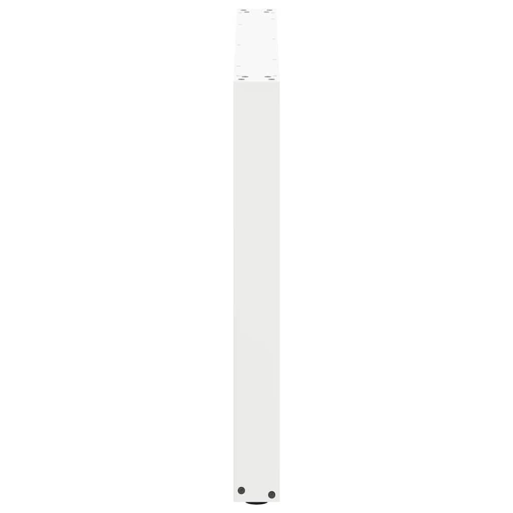vidaXL Dining Table Legs U-Shaped 3 pcs White 100x(72-73) cm Steel