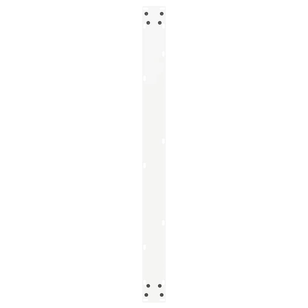vidaXL Dining Table Legs U-Shaped 3 pcs White 100x(72-73) cm Steel
