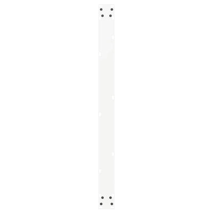 vidaXL Dining Table Legs U-Shaped 3 pcs White 100x(72-73) cm Steel