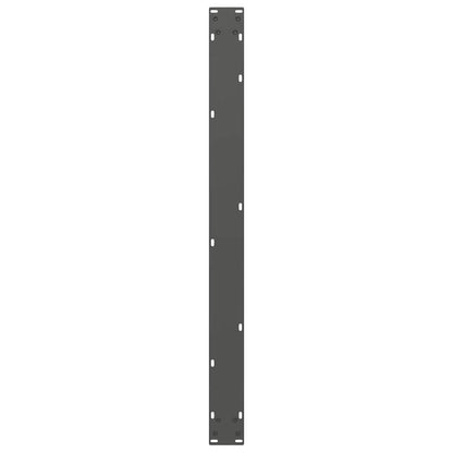 vidaXL Dining Table Legs U-Shaped 3 pcs Anthracite 100x(72-73) cm Steel