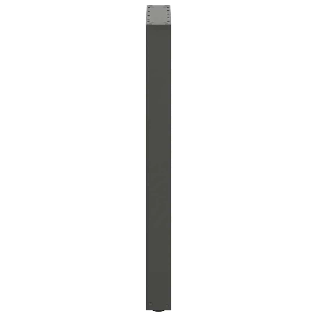 vidaXL Bar Table Legs U-Shaped 2 pcs Anthracite 40x(90-91) cm Steel