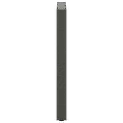 vidaXL Bar Table Legs U-Shaped 2 pcs Anthracite 40x(90-91) cm Steel