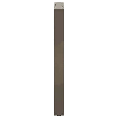 vidaXL Bar Table Legs U-Shaped 2 pcs Natural Steel 40x(90-91) cm Steel