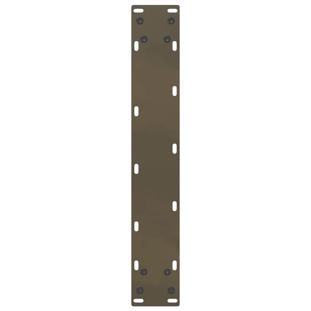 vidaXL Bar Table Legs U-Shaped 2 pcs Natural Steel 40x(90-91) cm Steel