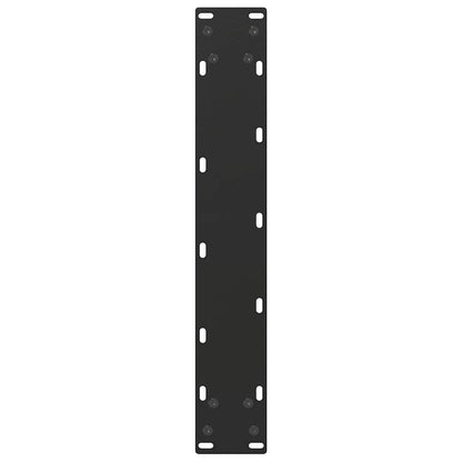 vidaXL Bar Table Legs U-Shaped 2 pcs Black 50x(90-91) cm Steel