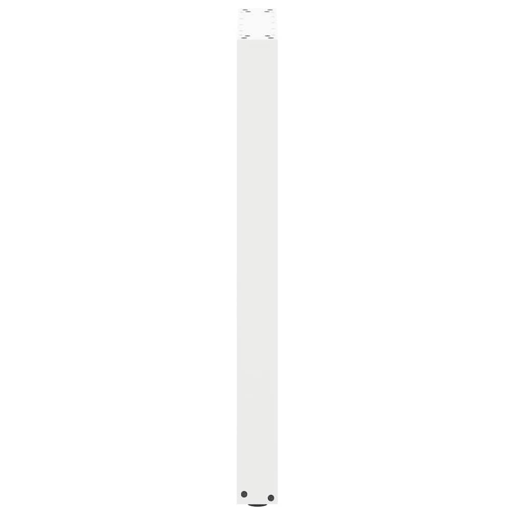 vidaXL Bar Table Legs U-Shaped 2 pcs White 50x(90-91) cm Steel