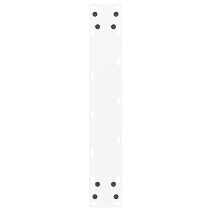 vidaXL Bar Table Legs U-Shaped 2 pcs White 50x(90-91) cm Steel