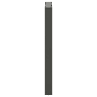 vidaXL Bar Table Legs U-Shaped 2 pcs Anthracite 50x(90-91) cm Steel