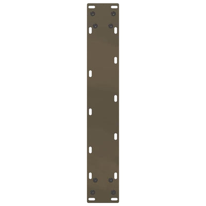 vidaXL Bar Table Legs U-Shaped 2 pcs Natural Steel 50x(90-91) cm Steel