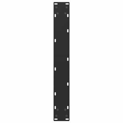 vidaXL Bar Table Legs U-Shaped 2 pcs Black 60x(90-91) cm Steel
