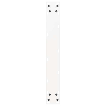 vidaXL Bar Table Legs U-Shaped 2 pcs White 60x(90-91) cm Steel