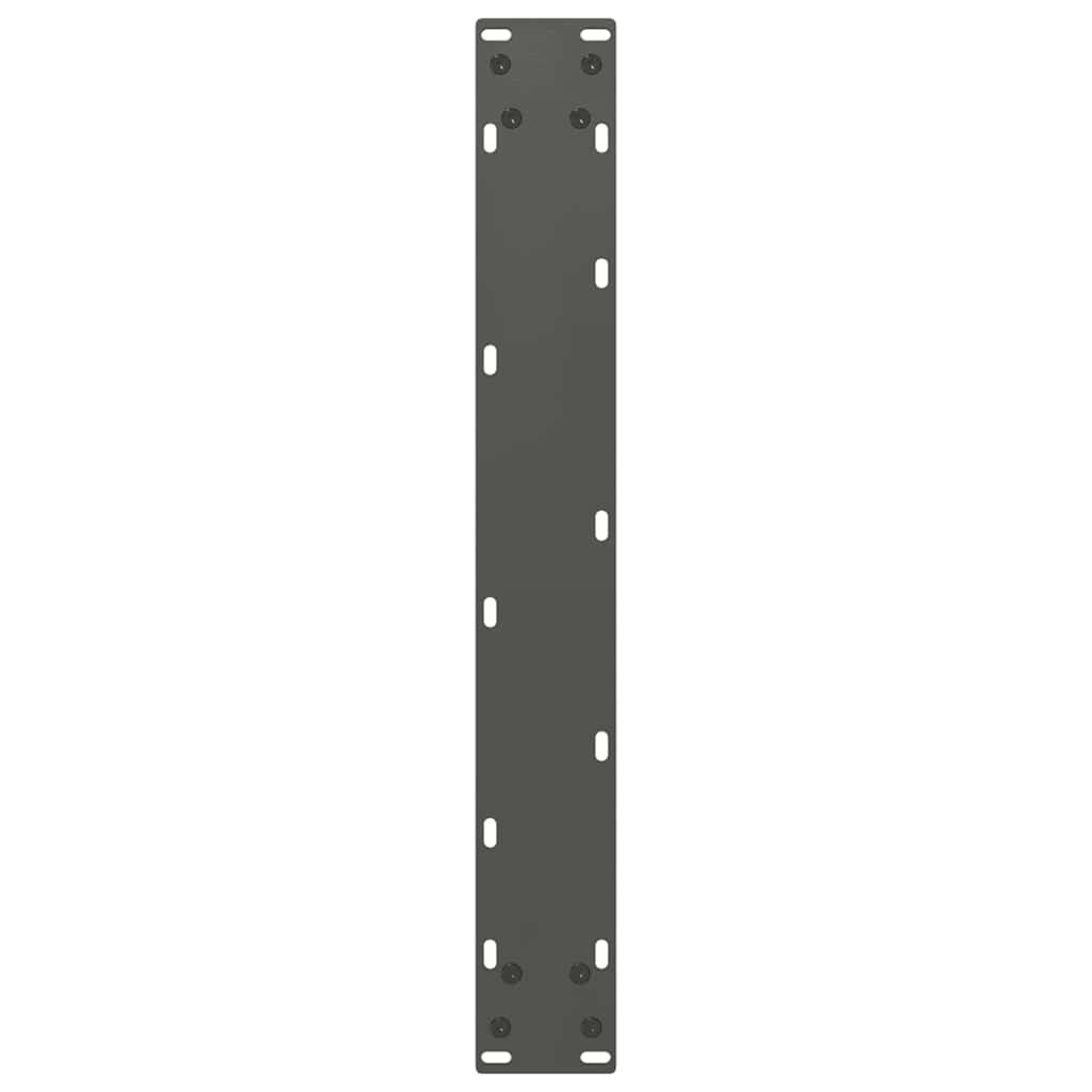 vidaXL Bar Table Legs U-Shaped 2 pcs Anthracite 60x(90-91) cm Steel