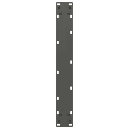 vidaXL Bar Table Legs U-Shaped 2 pcs Anthracite 60x(90-91) cm Steel
