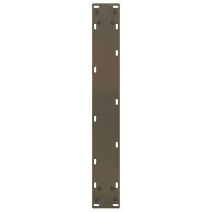 vidaXL Bar Table Legs U-Shaped 2 pcs Natural Steel 60x(90-91) cm Steel