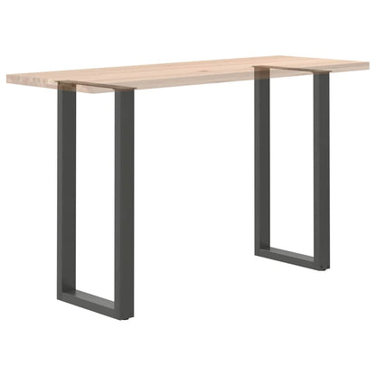 vidaXL Bar Table Legs U-Shaped 2 pcs Anthracite 40x(100-101) cm Steel