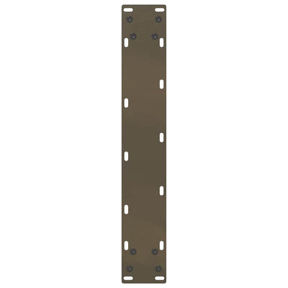 vidaXL Bar Table Legs U-Shaped 2 pcs Natural Steel 40x(100-101) cm Steel