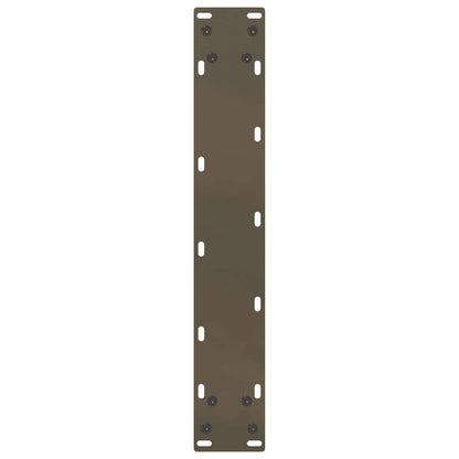 vidaXL Bar Table Legs U-Shaped 2 pcs Natural Steel 50x(100-101) cm Steel