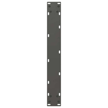 vidaXL Bar Table Legs U-Shaped 2 pcs Anthracite 60x(100-101) cm Steel