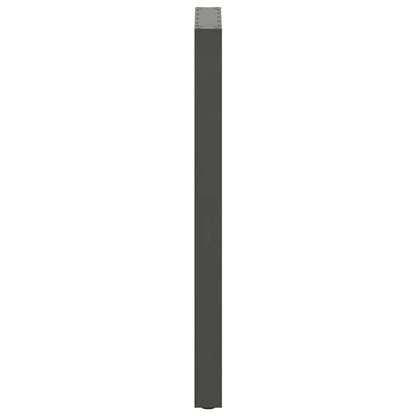 vidaXL Bar Table Legs U-Shaped 2 pcs Anthracite 40x(110-111) cm Steel