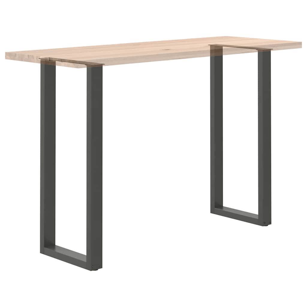 vidaXL Bar Table Legs U-Shaped 2 pcs Anthracite 40x(110-111) cm Steel