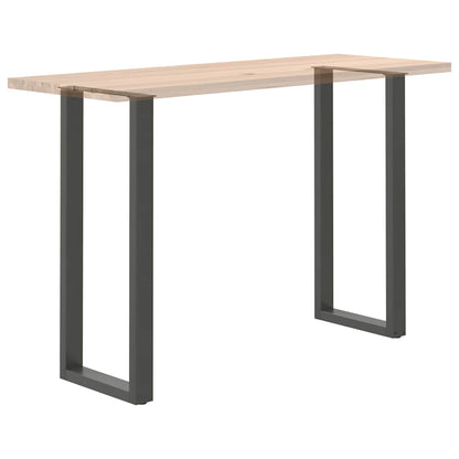 vidaXL Bar Table Legs U-Shaped 2 pcs Anthracite 40x(110-111) cm Steel
