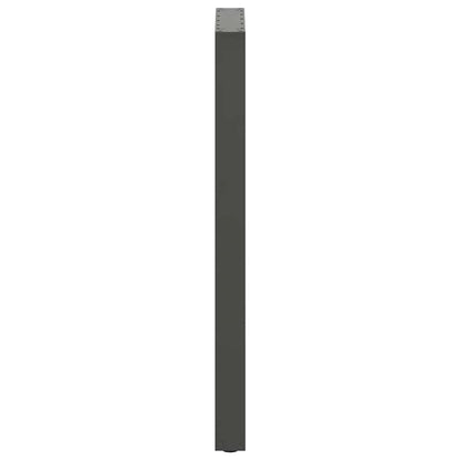 vidaXL Bar Table Legs U-Shaped 2 pcs Anthracite 50x(110-111) cm Steel