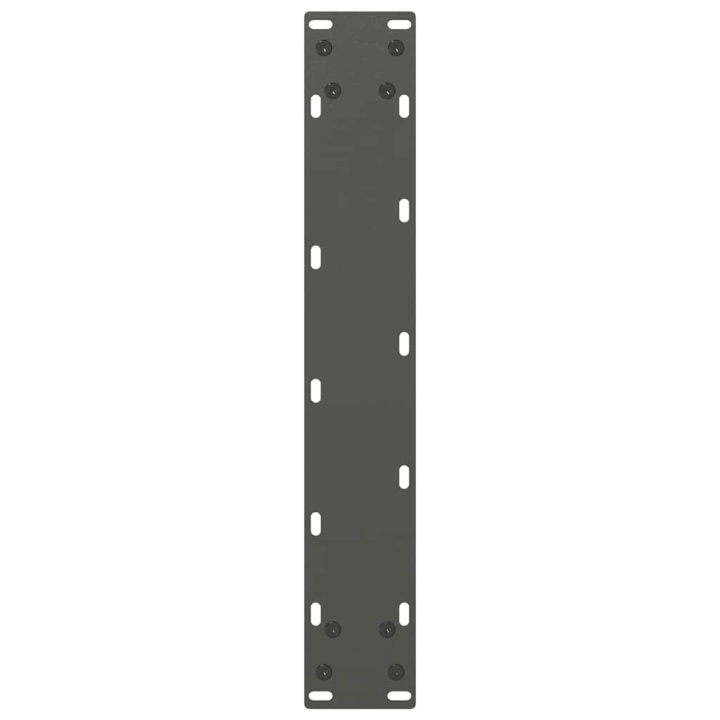 vidaXL Bar Table Legs U-Shaped 2 pcs Anthracite 50x(110-111) cm Steel