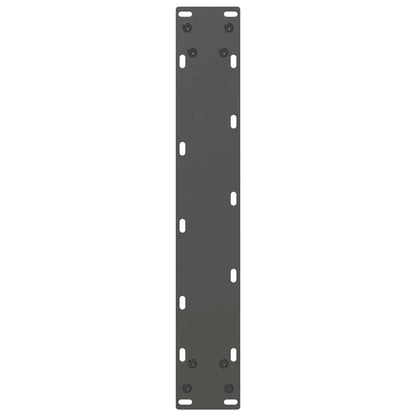 vidaXL Bar Table Legs U-Shaped 2 pcs Anthracite 50x(110-111) cm Steel