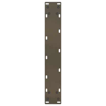 vidaXL Bar Table Legs U-Shaped 2 pcs Natural Steel 50x(110-111) cm Steel