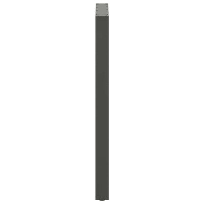 vidaXL Bar Table Legs U-Shaped 2 pcs Anthracite 60x(110-111) cm Steel