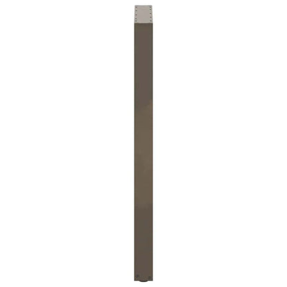 vidaXL Bar Table Legs U-Shaped 2 pcs Natural Steel 60x(110-111) cm Steel
