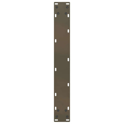 vidaXL Bar Table Legs U-Shaped 2 pcs Natural Steel 60x(110-111) cm Steel