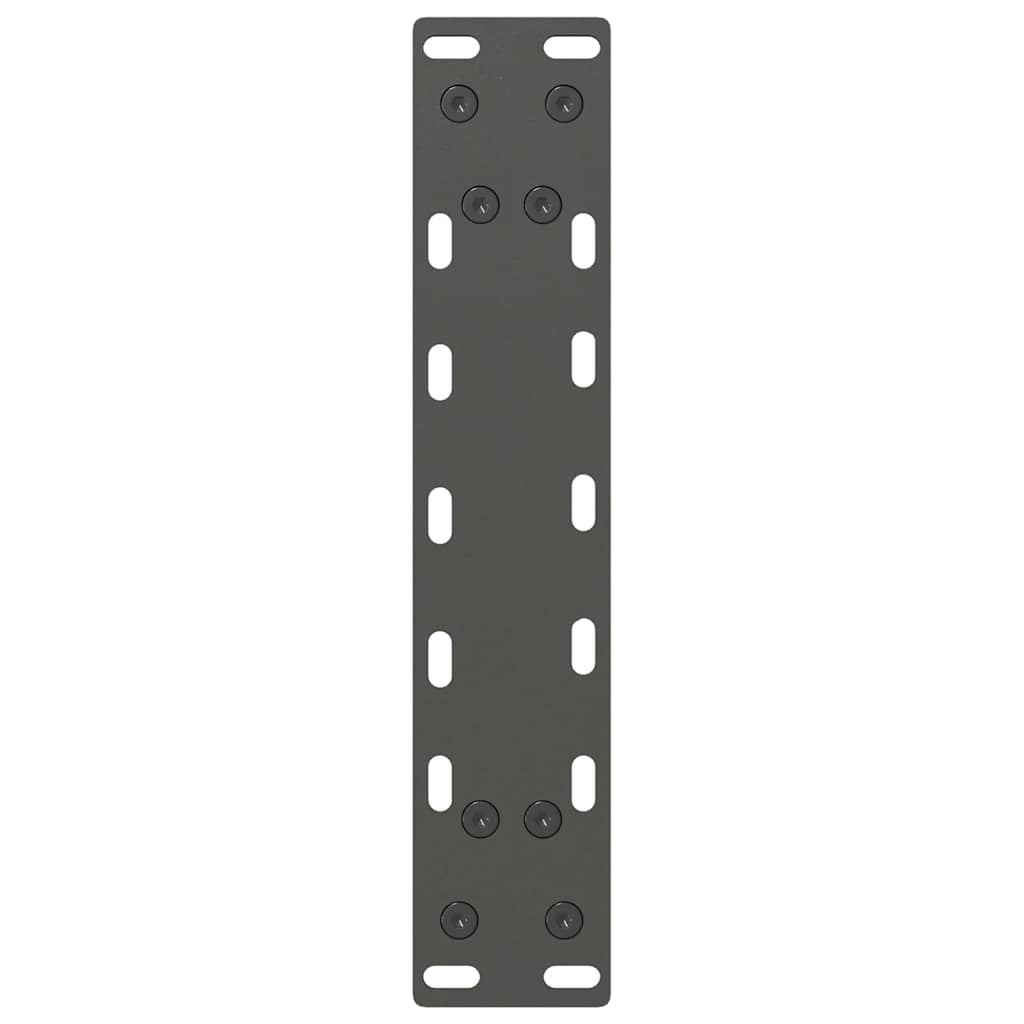 vidaXL Coffee Table Legs Anthracite 2 pcs 30x(30-31) cm Steel